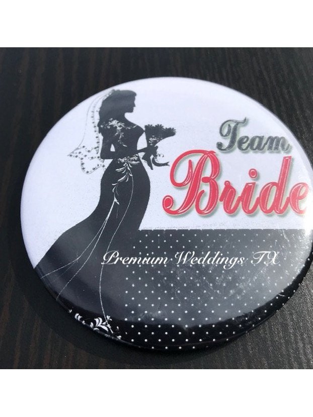 Team Bride Badges - 1Ct