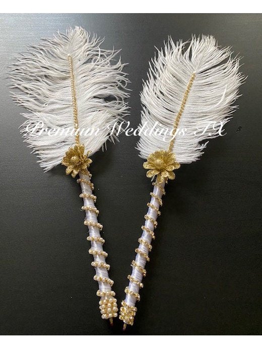 Ostrich Feather Nikkah Pen - 1 Pen