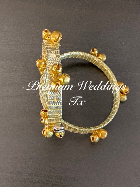Kids Ghungroo Bangles - 1 Pair - Premium Weddings TX