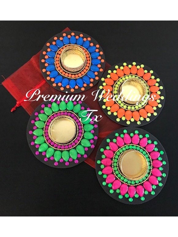 4 Floating Diyas