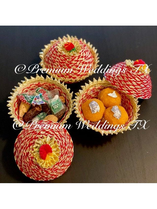 Red Favor Matki Box - Premium Weddings TX