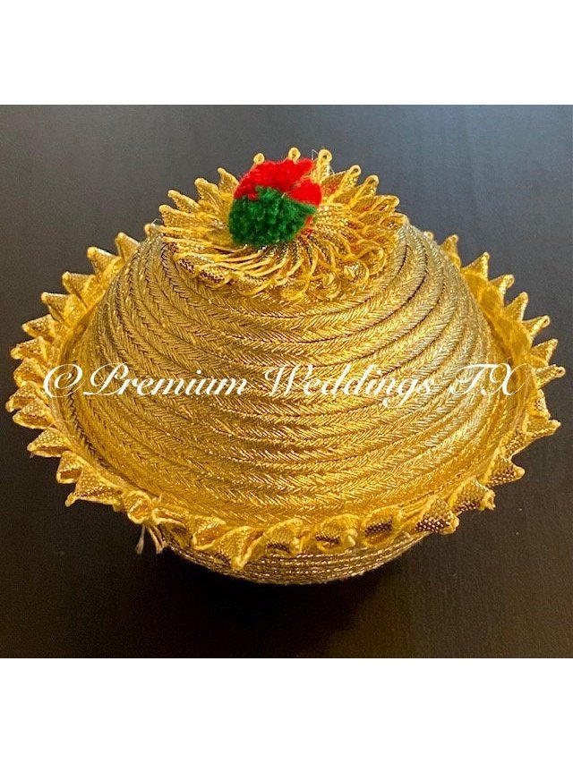 Golden Favor Matki Box - Premium Weddings TX