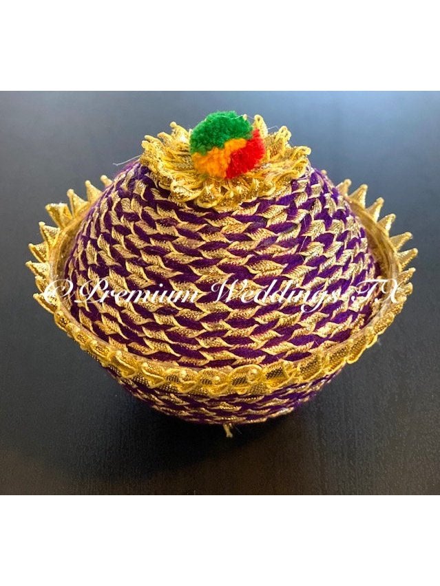 Purple Favor Matki Box - Premium Weddings TX