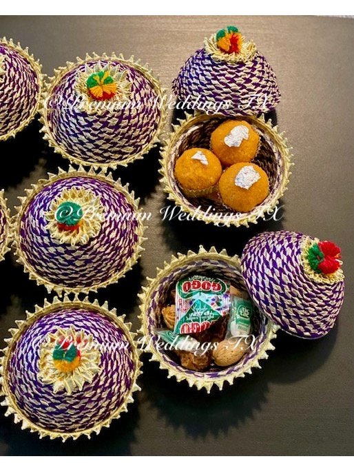 Purple Favor Matki Box - Premium Weddings TX