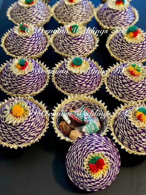 Purple Favor Matki Box - Premium Weddings TX