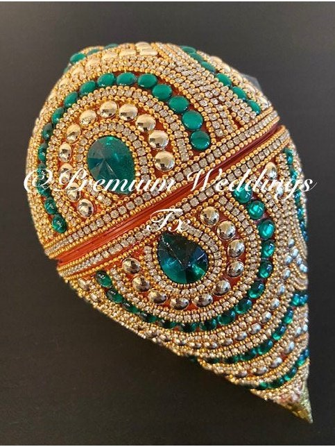 1Ct Coconut Cover, Decor, Home Decor, Shaadi, Shaadi Decor, Mehndi, Uptan, Mayoon, Puja, Puja Kalesh, Indian Wedding, Pakistani Wedding