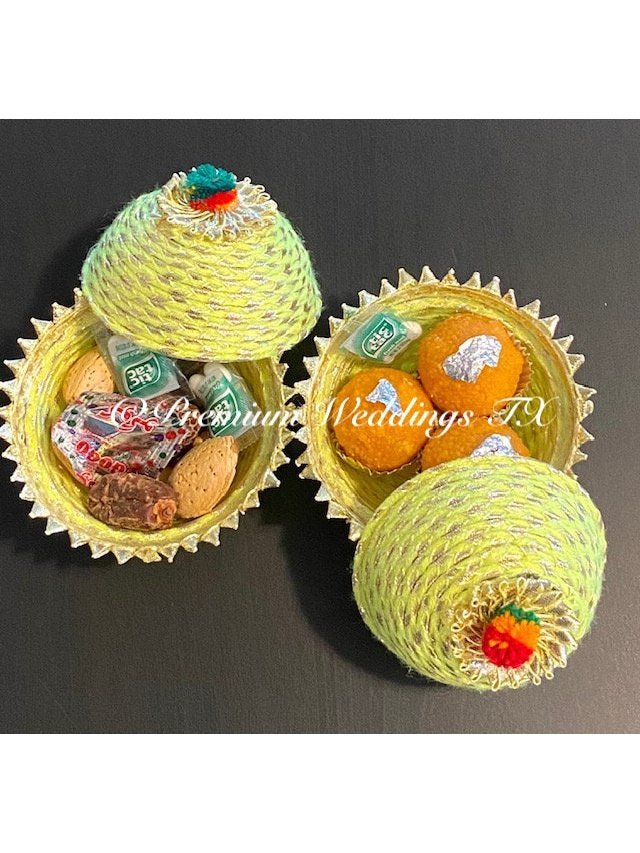 Lime Green Favor Box - Premium Weddings TX