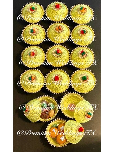 Lime Green Favor Box - Premium Weddings TX