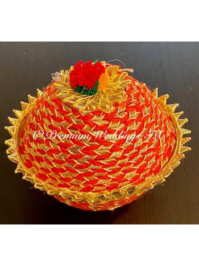 Orange Favor Matki Box - Premium Weddings TX