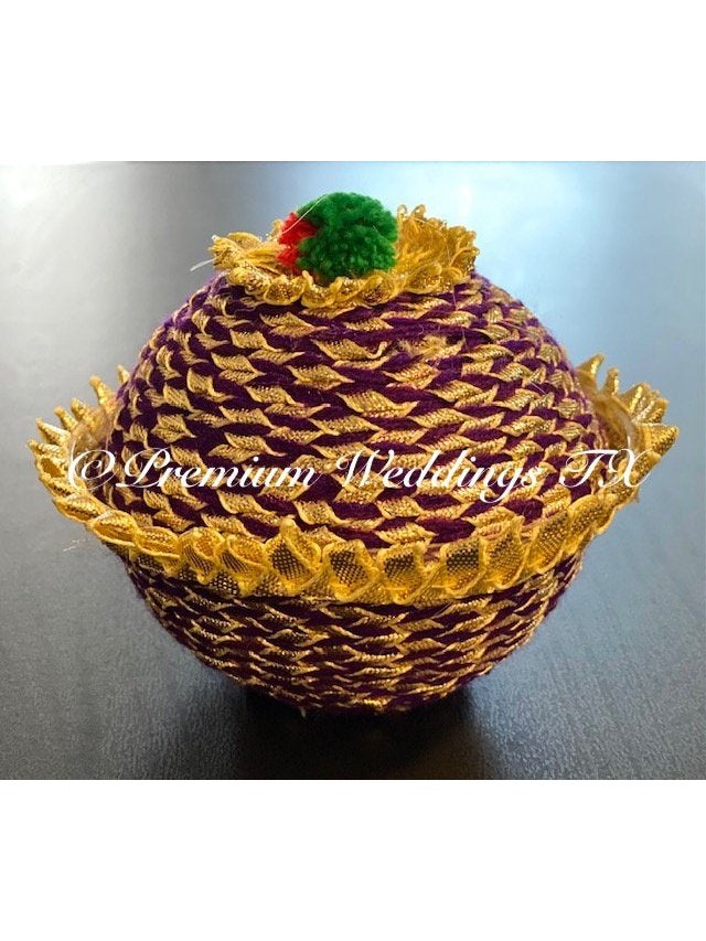 Purple Favor Matki Box - Premium Weddings TX