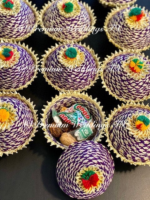 Purple Favor Matki Box - Premium Weddings TX