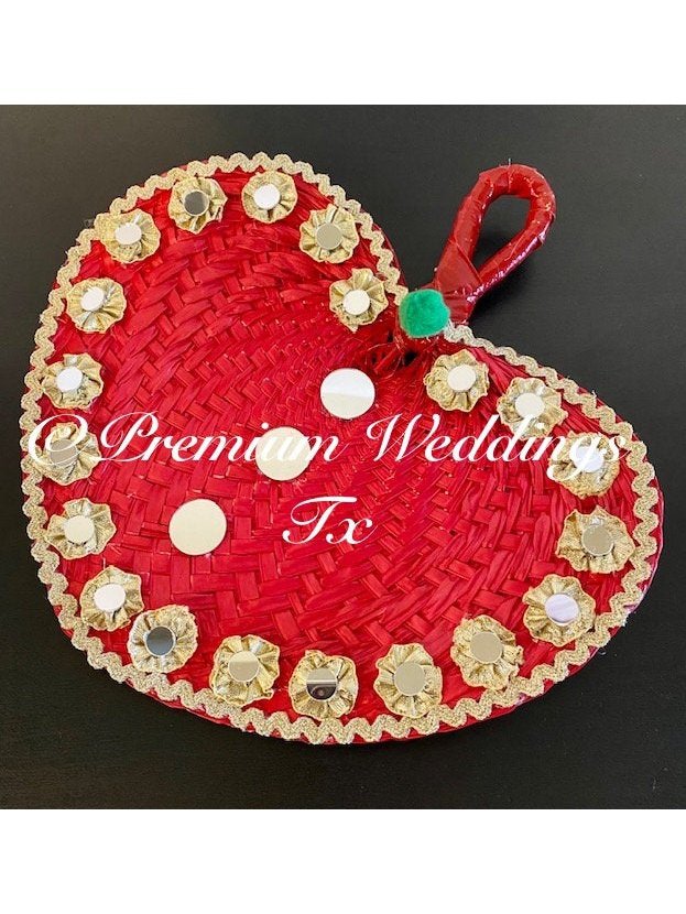 Red Decorative Hand Fans