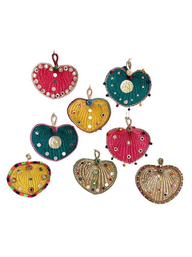 Yellow Decorative Hand Fan