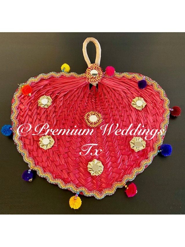 Red Decorative Hand Fans