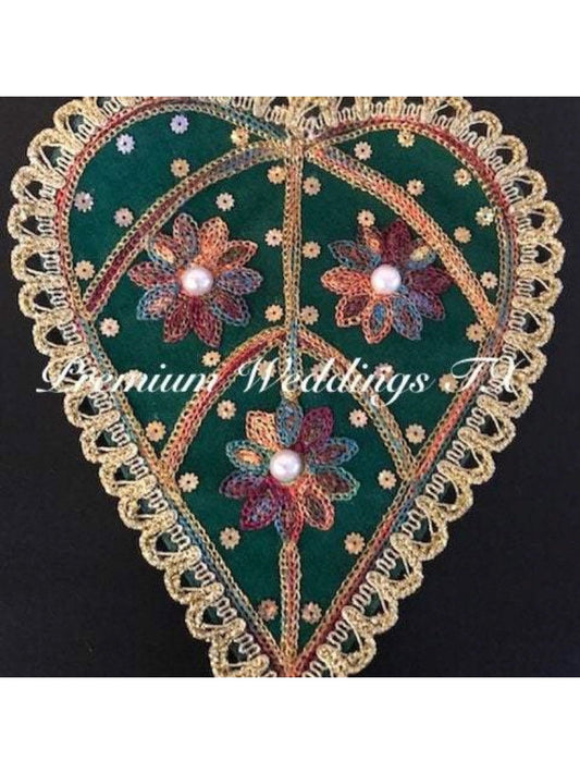 Embroidered Paan Ka Patta - Premium Weddings TX