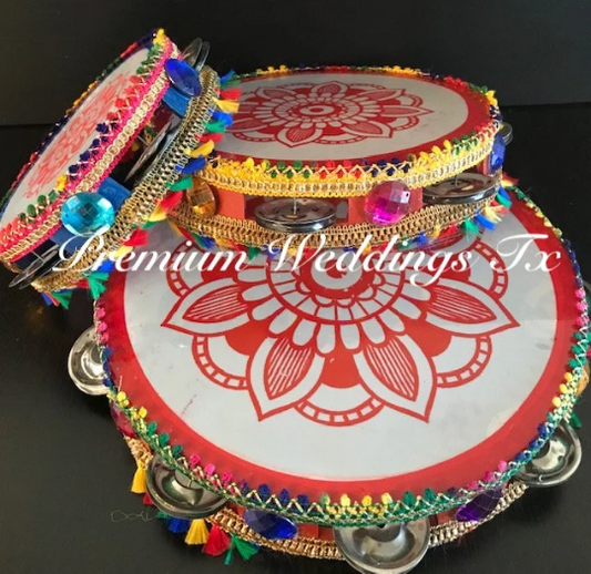 Decorative Tambourines - 3 Set - Premium Weddings TX