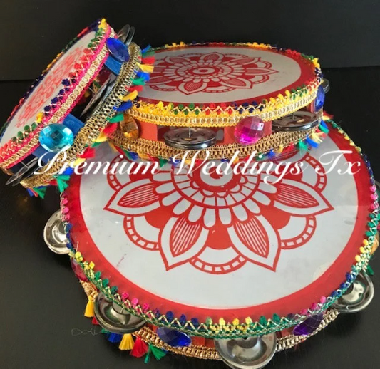 Decorative Tambourines - 3 Set